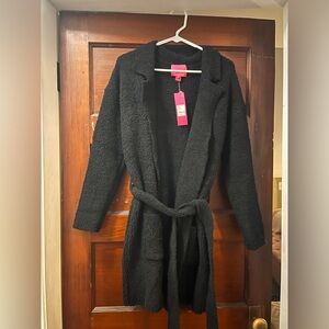 Lilly Pulitzer Dalvin Cardigan in Black NWT - Size Medium